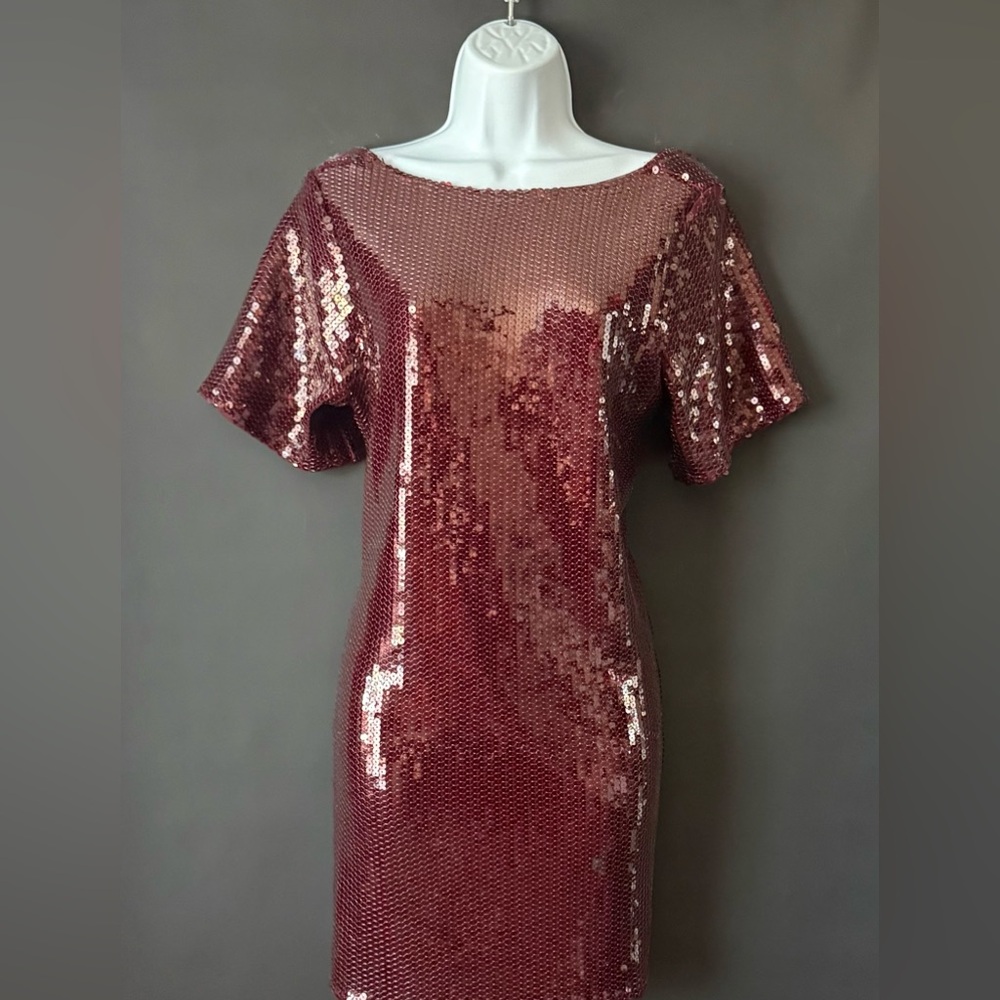Abercrombie & Fitch Sequin Tee shift mini dress small